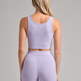 Rib Contour Crop Tank