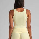 Rib Contour Waist Length Tank
