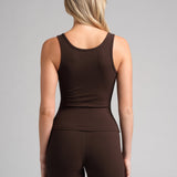 Rib Contour Waist Length Tank - Pre Order