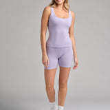 Rib Contour Waist Length Tank