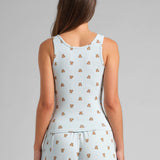 Rib Contour Waist Length Tank