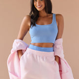 Rib Contour Crop Tank