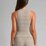 Rib Contour High Neck Tank