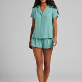 Slinky Rib Short Sleeve PJ Set