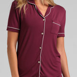 Luna Lounge Short Sleeve Short PJ Set