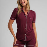 Luna Lounge Short Sleeve Short PJ Set