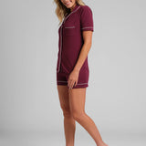 Luna Lounge Short Sleeve Short PJ Set