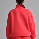 Basic Quarter Zip Mock Neck
