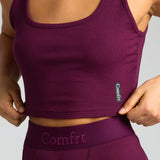 Rib Contour Crop Tank - Pre Order