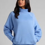 Basic Mock Neck Sweatshirt