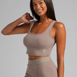 Rib Contour Crop Tank