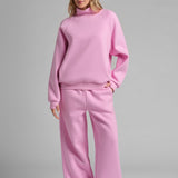 Basic Mock Neck Sweatshirt