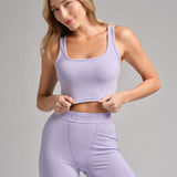 Rib Contour Crop Tank