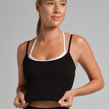 ComfrtCore™ Double Layer Crop Tank