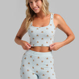 Rib Contour Crop Tank
