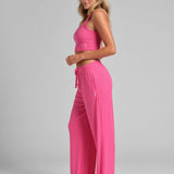 Rib Contour Pants