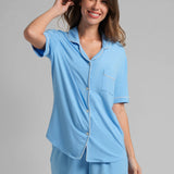 Luna Lounge Short Sleeve Short PJ Set - Pre Order
