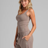 Rib Contour Waist Length Tank