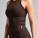 Rib Contour High Neck Tank - Pre Order