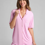 Luna Lounge Short Sleeve Short PJ Set - Pre Order