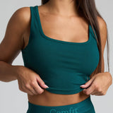 Rib Contour Crop Tank