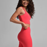 ComfrtCore™ V-Neck Crop Tank