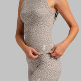 Rib Contour High Neck Tank