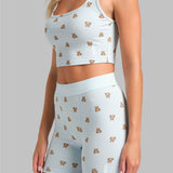 Rib Contour Crop Tank