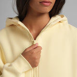 Basic Crop Zip Hoodie