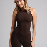 Rib Contour High Neck Tank - Pre Order