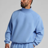 Basic Mock Neck Sweatshirt