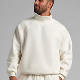 Basic Mock Neck Sweatshirt