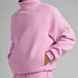 Basic Mock Neck Sweatshirt