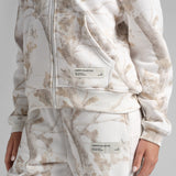 Camo Crop Zip Hoodie