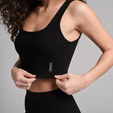 Rib Contour Crop Tank