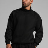Basic Mock Neck Sweatshirt
