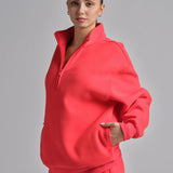 Basic Quarter Zip Mock Neck - Pre Order