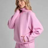 Basic Mock Neck Sweatshirt