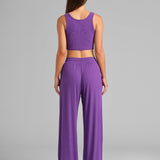 Rib Contour Pants