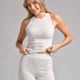 Rib Contour High Neck Tank - Pre Order