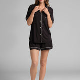 Luna Lounge Short Sleeve Short PJ Set