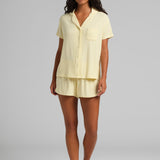 Slinky Rib Short Sleeve PJ Set