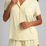 Slinky Rib Short Sleeve PJ Set