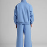 Basic Mock Neck Sweatshirt