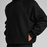 Basic Mock Neck Sweatshirt