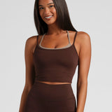 ComfrtCore™ Double Layer Crop Tank