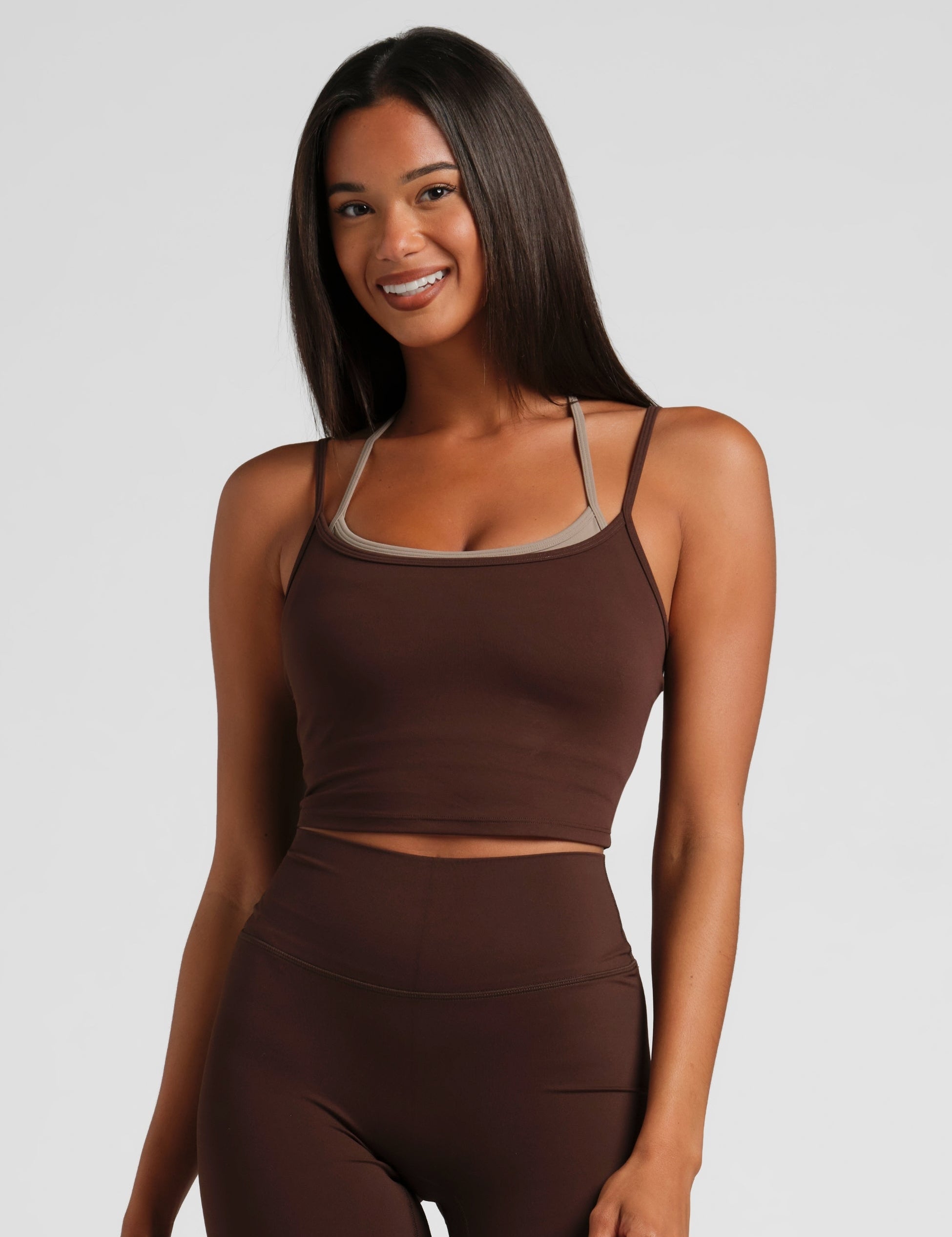 ComfrtCore™ Double Layer Crop Tank