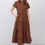 Breaking Free Long Poplin Dress