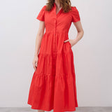 Breaking Free Long Poplin Dress