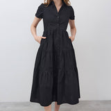 Breaking Free Long Poplin Dress